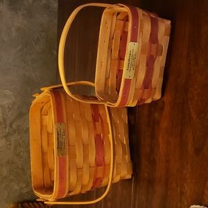 Longaberger Christmas baskets